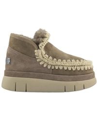 Mou - Bounce Suede Ankle Boots - Lyst