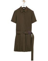Loewe - Pleated Dress - Lyst
