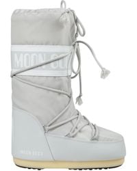 Moon Boot - Icon Logo Printed Lace-Up Boots - Lyst