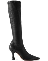 Neous - Solid Color Leather Knee Boots - Lyst