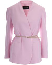 Fabiana Filippi - Wrapped Belted Waist Jacket - Lyst