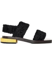 Gucci - Solid Color Heeled Sandals - Lyst