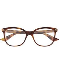 Gucci - Eyewear	Square Frame Glasses - Lyst
