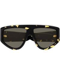 Bottega Veneta - Eyewear Shield Sunglasses - Lyst