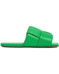 Bottega Veneta - Patch Flat Slippers - Lyst