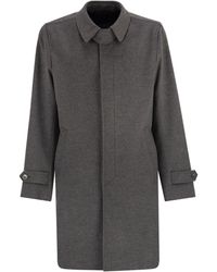 Herno - Single Breasted Long Coat - Lyst