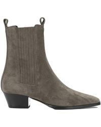 Aeyde - Square-Toe Ankle Boots - Lyst