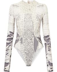 Dilara Findikoglu - Stretch-Jersey Bodysuit - Lyst