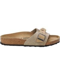 Birkenstock - Solid Color Flat Shoes - Lyst