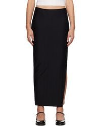 A.P.C. - . Black Salome Maxi Skirt - Lyst
