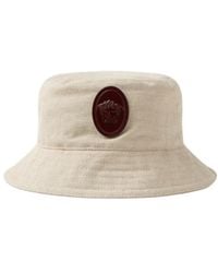 Versace - Logo Patch Bucket Hat - Lyst