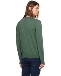 Maison Kitsuné - Bold Fox Round-Neck Sweater - Lyst