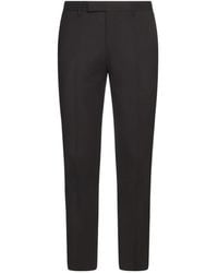 Pt Pantaloni - Pt Torino Cropped Virgin Wool Pants - Lyst