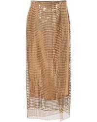 Roberto Cavalli - Embellished Wrap Skirt - Lyst