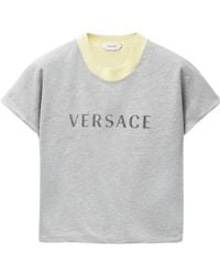Versace - Logo-Print Layered-Effect T-Shirt - Lyst