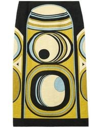 La DoubleJ - La Doublej Geometric Print Pencil Skirt - Lyst