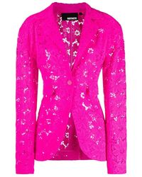 ROTATE BIRGER CHRISTENSEN - Single-Breasted Suit Jacket - Lyst