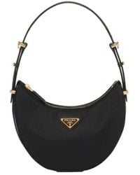Prada - Logo-Plaque Zipped Handbag - Lyst