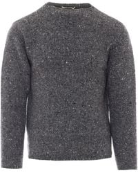 AURALEE - Crew-Neck Sweater - Lyst