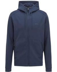 BOSS - Boss Saggy Zip-Up Hoodie - Lyst
