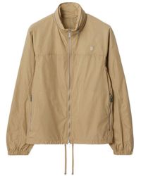 Burberry - B Shield-Plaque Windbreaker Jacket - Lyst