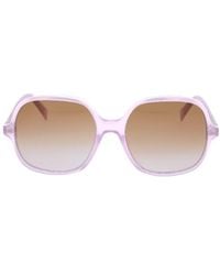 Celine - Logo Sunglasses - Lyst