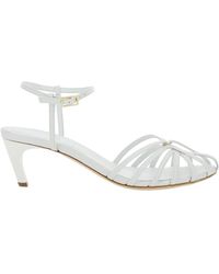 Semicouture - Cage Design High-Heeled Sandals - Lyst