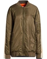 MM6 by Maison Margiela - Two-Tone Bomber Jacket - Lyst