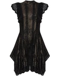 AllSaints - Fleur Lace Mini Dress - Lyst