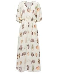 Eres - Coffea Printed Silk Maxi Dress - Lyst