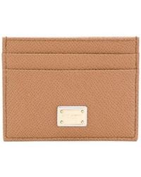 Dolce & Gabbana - Logo Plaque Cardholder - Lyst