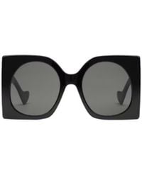 Gucci - Eyewear Oversized Frame Sunglasses - Lyst