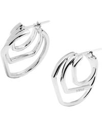 Loewe - Stacked Hoop Earrings - Lyst