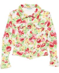 Acne Studios - Floral Cotton Jacket - Lyst
