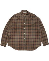 Acne Studios - Checked Long-Sleeve Shirt - Lyst