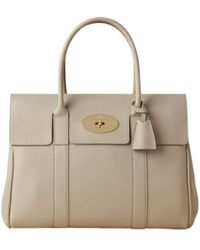 Mulberry - Pebbled-Texture Top-Handle Tote - Lyst