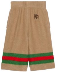Gucci - Knit Shorts With-- Detail - Lyst