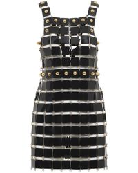 Rabanne - Sleeveless Stud-Detailed Dress - Lyst