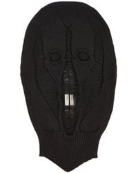 Rick Owens - Knitted Distressed Balaclava - Lyst