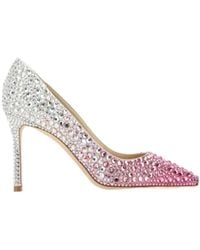 Jimmy Choo - Romy Embellished Two-Toned Pumps - Lyst