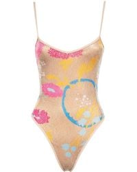 DSquared² - Sequin-Embellished Swimsuit - Lyst