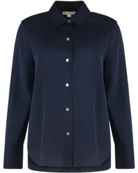Vince - Long-Sleeved Button-Front Shirt - Lyst