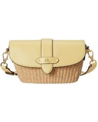 Ralph Lauren - Lynden Woven Flap Tote Bag - Lyst