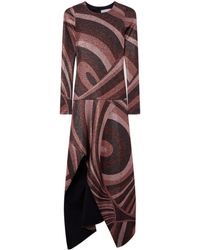 PUCCI - Iride Print Lurex Jersey Dress - Lyst