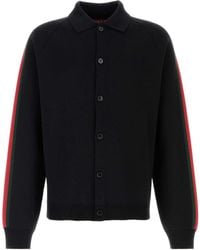 Gucci - Knit Web Cardigan - Lyst