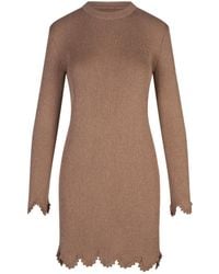 Chloé - Ribbed-Knit Mini Dress - Lyst