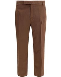 Thom Browne - Mid-Rise Tapered Leg Trousers - Lyst