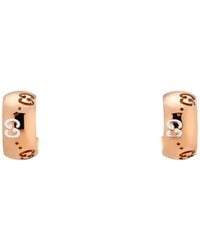Gucci - Icon 18K Gg Hoop Earrings - Lyst