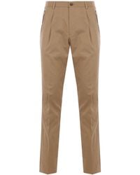 Etro - Stretch Gabardine Trousers - Lyst