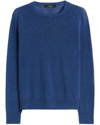 Weekend by Maxmara - Linen Crew-Neck Sweater - Lyst